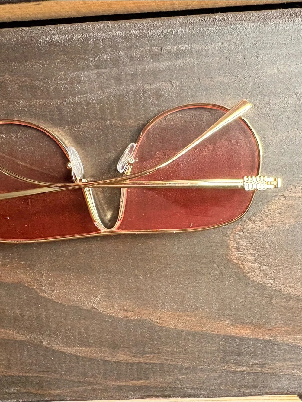 Women's Gradient Aviator Sunglasses - Pink Lenses